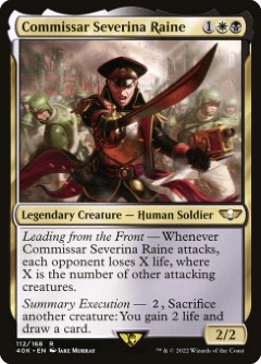 Commissar Severina Raine Warhammer 40,000 Commander